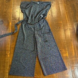 NWT metallic jumpsuit